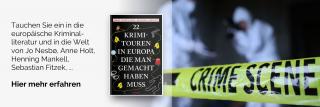 Szene aus Krimi. Link zum Buch 22 Krimi-Touren in Europa.