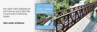 Buchcover von Auf dem Alpe-Adria-Radweg von Villach bis Grado. Link zum Buch.