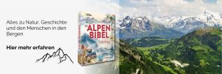 Die Alpen. Link zum Buch Die Alpenbibel.