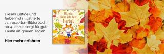 Buntes Laub. Link zum Buch Oh, wie liebe ich den Herbst.